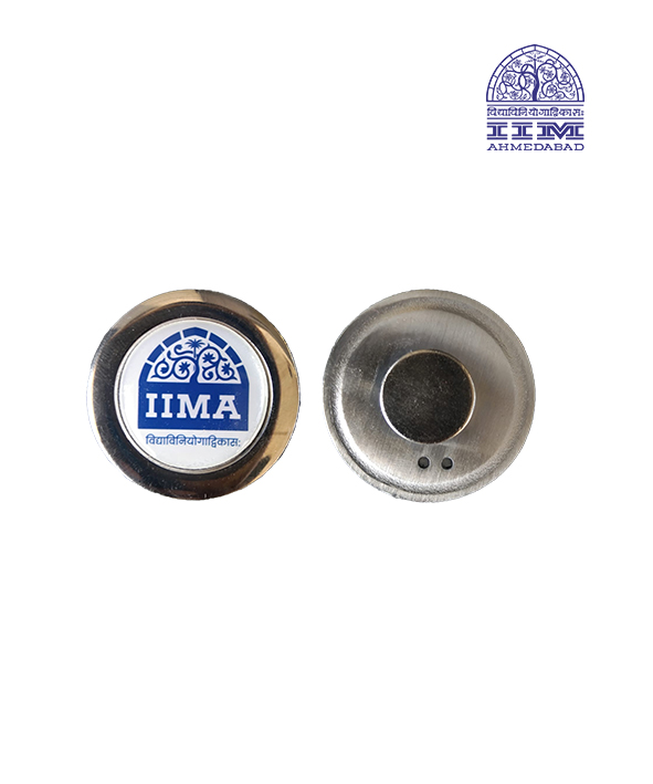 Fridge Magnet Metal Domed Round
